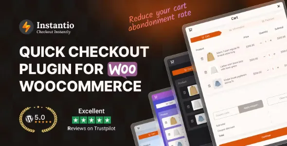 Instantio - WooCommerce Quick Checkout - Direct Checkout, Floating Cart, Side Cart & Popup Cart