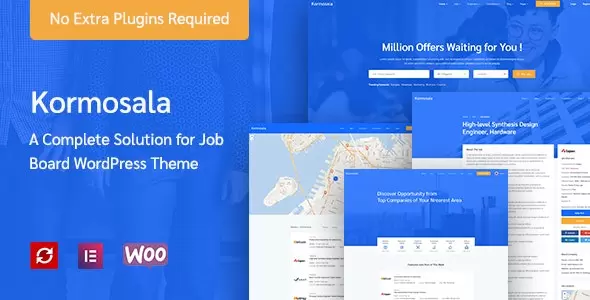 Kormosala v1.0.54 - Job Board WordPress Theme