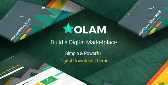 Olam - Digital Goods Selling WordPress Template