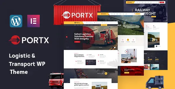 Portx v1.0.7 - Logistics and Transportation WordPress Theme