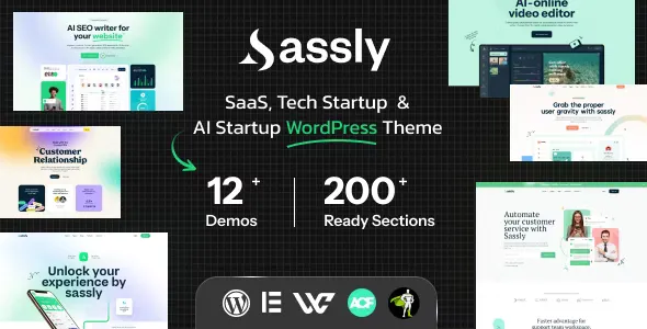 Sassly v1.2 - SaaS, AI & Tech Startup Theme