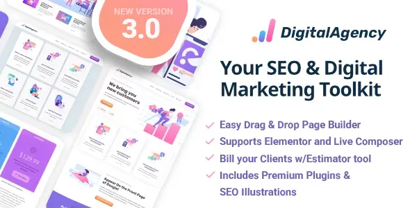 SEOWP - Digital Marketing Agency and SEO WordPress Theme