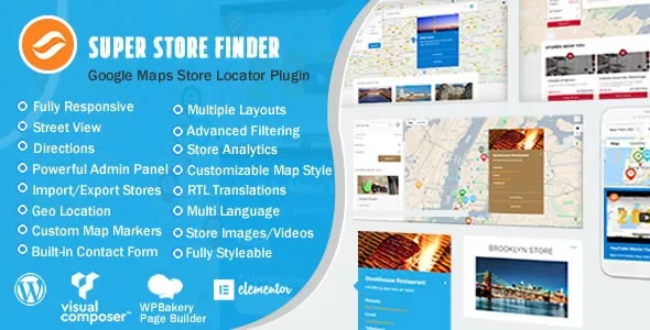 Super Store Finder for Wordpress - Google Maps Store Locator