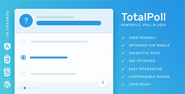 TotalPoll Pro v4.11.0 - Responsive WordPress Poll Plugin