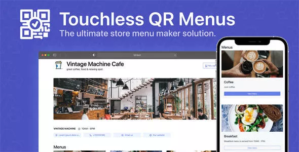 66qrmenu - Touchless QR Code Menus