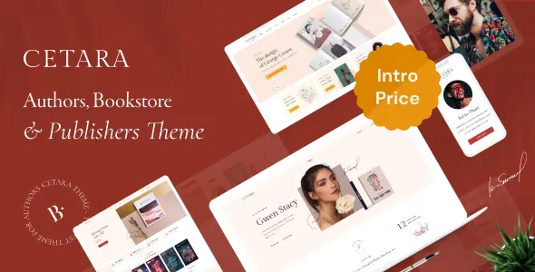 Cetara v2.0 - Beautiful WordPress Theme for Authors