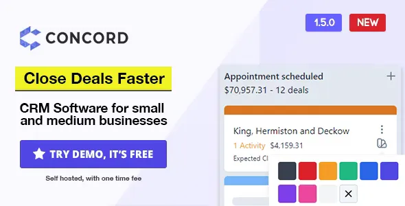 Concord - Deals Management CRM