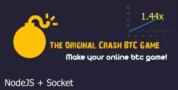 Crash BTC Game NodeJS