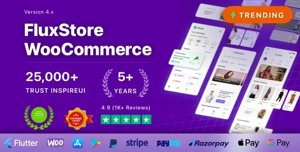 Fluxstore WooCommerce v4.1.1 - Flutter Ecommerce Full App