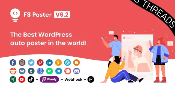 FS Poster v6.6.0 - WordPress Social Media Auto Poster & Scheduler