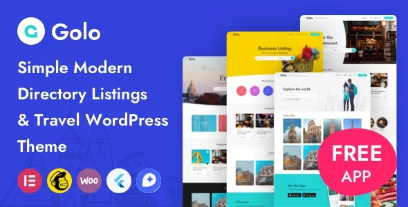 Golo v1.6.6 - Directory & Listing, Travel WordPress Theme