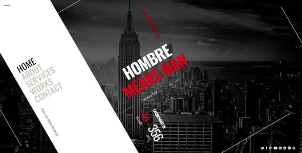 Hombre - Responsive Coming Soon Page