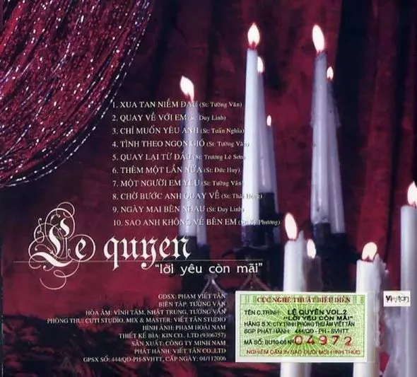 Lệ Quyên Vol.2 - Lời Yêu Còn Mãi 2006