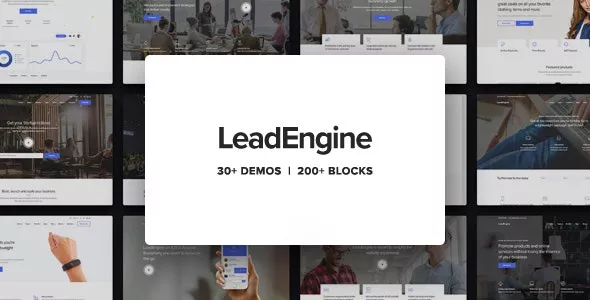 LeadEngine v4.8 - Multi-Purpose WordPress Theme with Page Builder