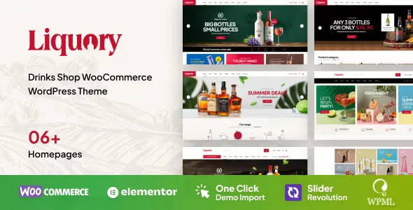 Liquory v1.2.8 - Drinks Shop WooCommerce Theme