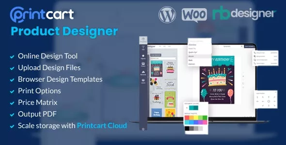 Printcart Product Designer v1.2.3 - WooCommerce WordPress