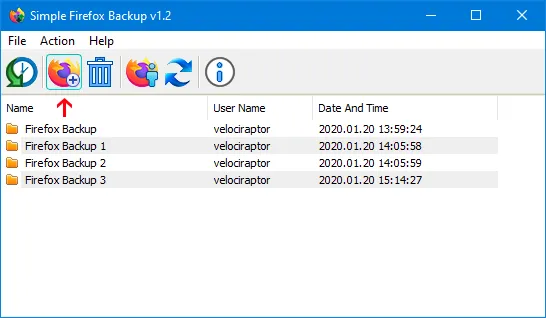 Simple Firefox Backup