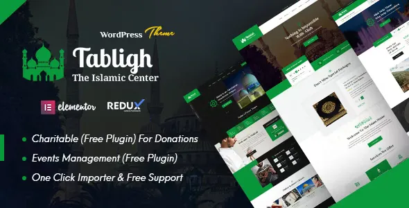 Tabligh v1.6 - Islamic Institute & Mosque WordPress Theme + RTL