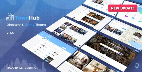 TownHub v1.8.2 - Directory & Listing WordPress Theme