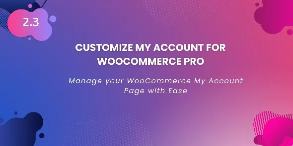 WooCommerce Customize My Account Pro v2.6.1