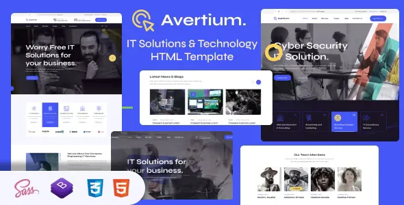 Avertium - IT Solutions & Technology HTML Template