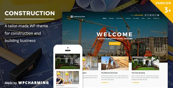 Construction WordPress Theme