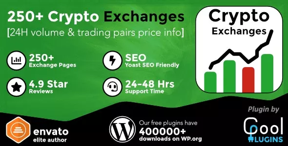 Cryptocurrency Exchanges List Pro - WordPress Plugin