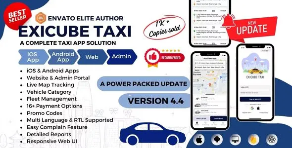 Exicube Taxi App