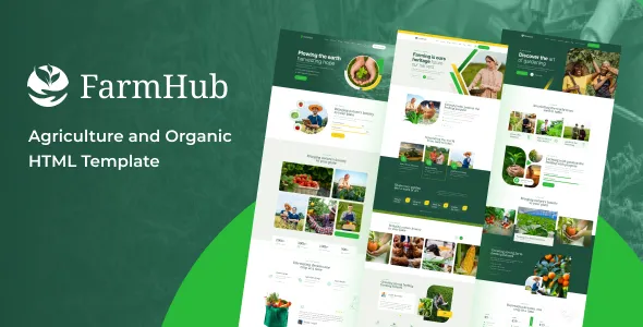 Farmhub - Agriculture and Organic HTML Template