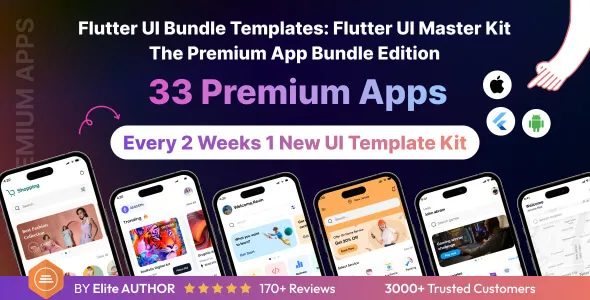 Flutter UI Bundle Templates - Flutter UI Master Kit