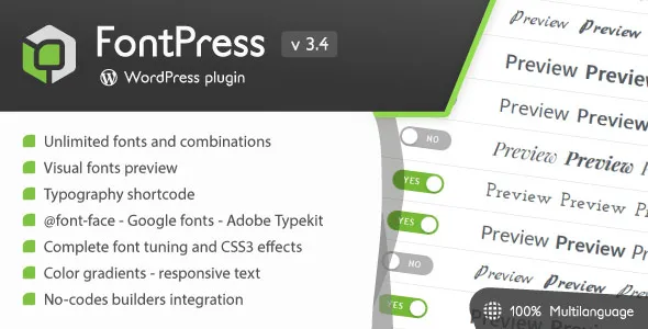 FontPress - Wordpress Font Manager