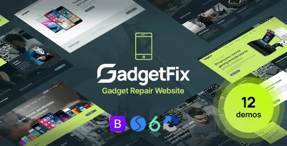 Gadgetfix - Phone and Gadget Repair Service Website Template