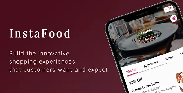 InstaFood - QR Menu, Food Delivery, Pickup and Dine-in for WordPress