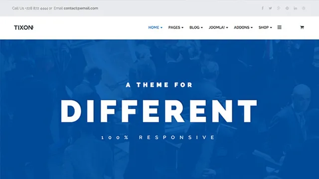 JoomShaper Tixon - Multi-purpose Business, Corporate & E-commerce Joomla Template