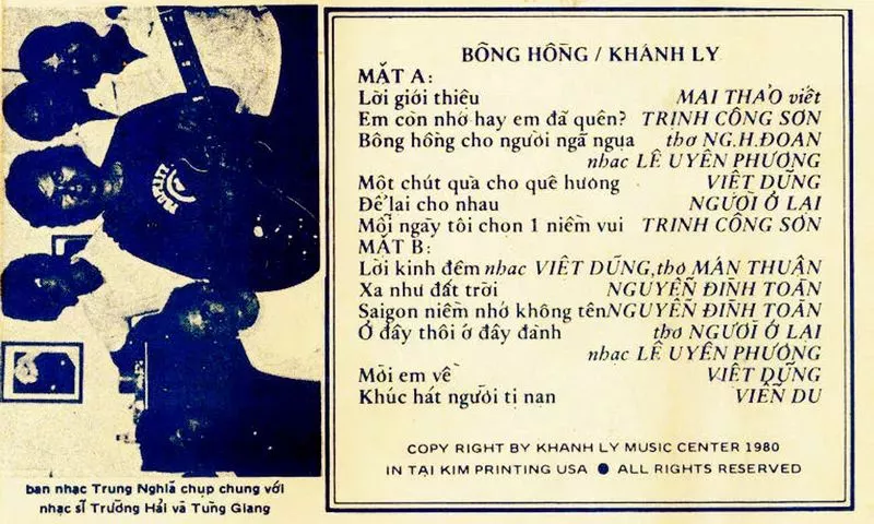 Khánh Ly - Bông Hồng Cho Người Ngã Ngựa 1980