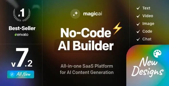 MagicAI - OpenAI Content, Text, Image, Chat, Code Generator as SaaS