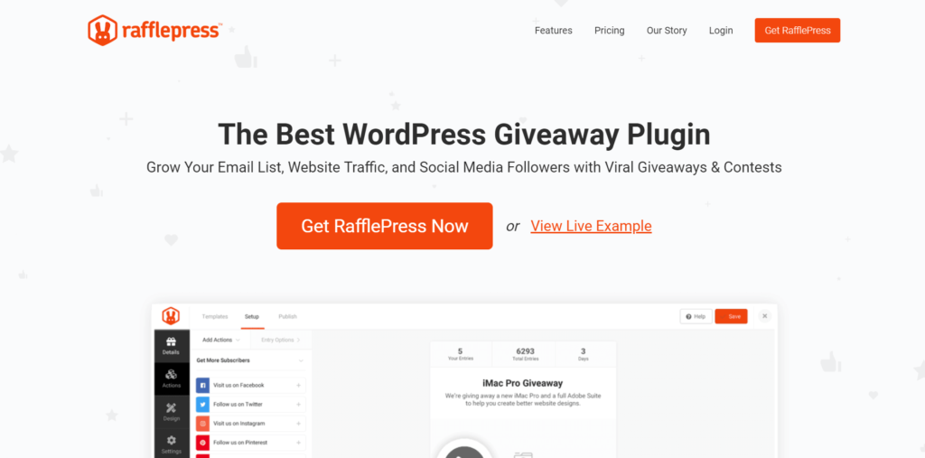 RafflePress Pro - Best WordPress Giveaway and Contest Plugin