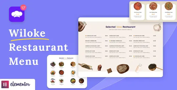 Wiloke Restaurant Menu for Elementor