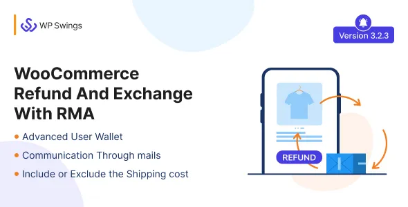 WooCommerce Refund And Exchange With RMA - Warranty Management, Refund Policy, Manage User Wallet