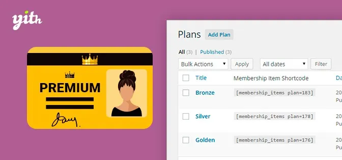 YITH WooCommerce Membership Premium