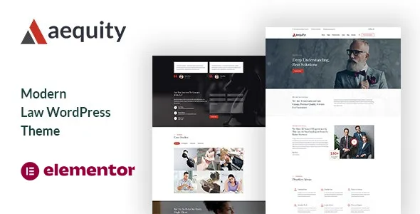 Aequity - Law WordPress Theme