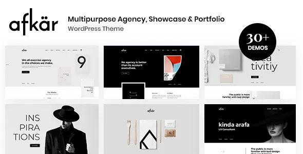 Afkar - Creative Portfolio WordPress Theme