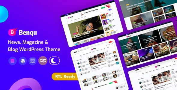 Benqu - News Magazine WordPress Theme