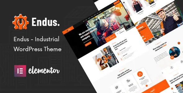 Endus - Industrial Manufacturing WordPress Theme