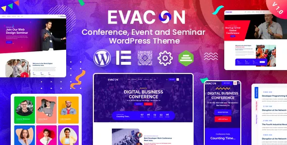 Evacon - Event & Conference WordPress Theme