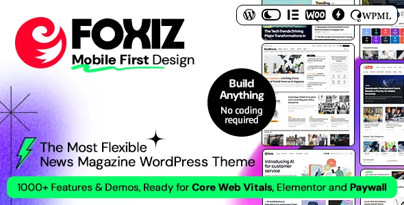 Foxiz - WordPress Newspaper News and Magazine