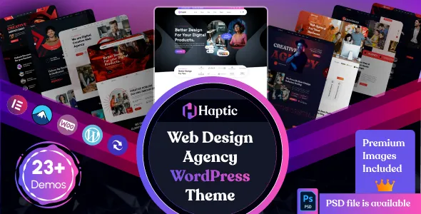 Haptic - Web Design Agency WordPress Theme