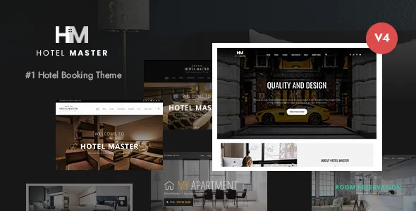 Hotel Master - Hotel Booking WordPress Theme