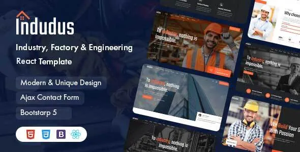 Indudus - Industry & Factory Template