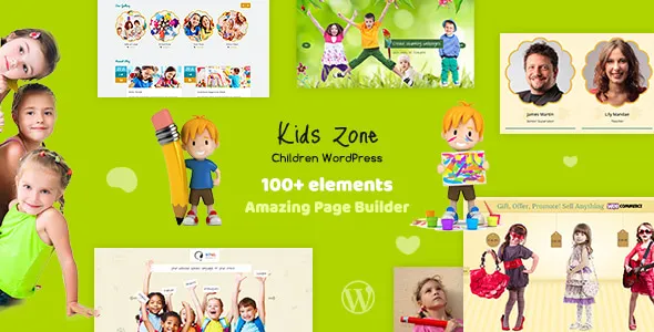 Kids Zone - Children WordPress Theme